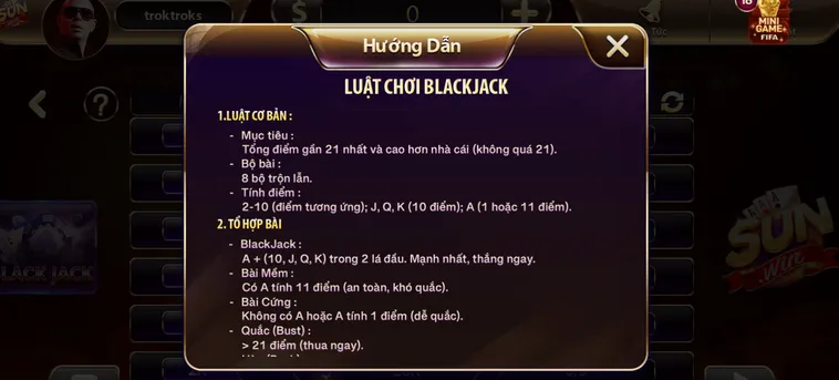 Phân Tích Xác Suất Toán Học Và Chiến Thuật Dừng Bài Trong Black Jack Tại SunWin