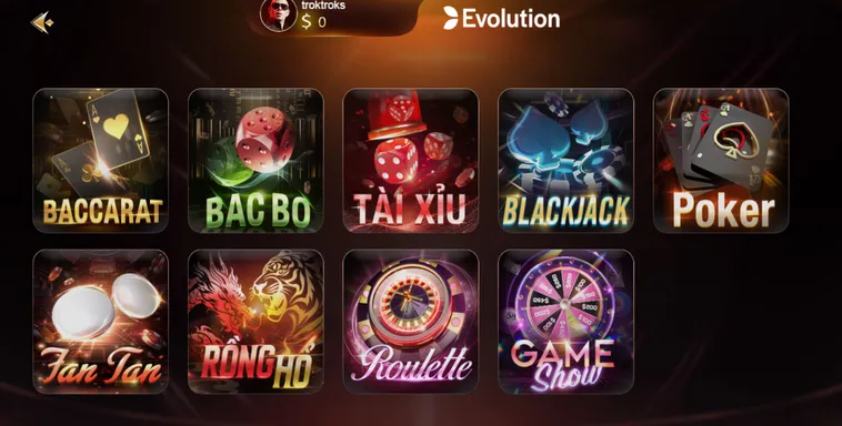 Trải Nghiệm Evolution Livestream Tại SunWin Đẳng Cấp Casino Trực Tuyến Toàn Cầu