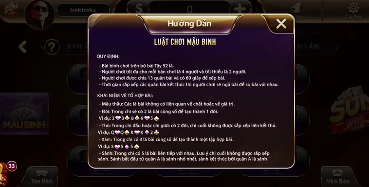 Chiến Thuật Xếp Bài Mậu Binh Tại SunWin Để Đạt Tỷ Lệ Thắng 85%