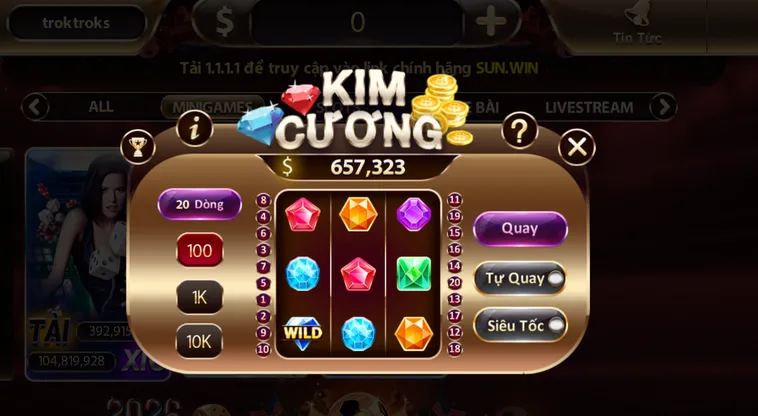 Bí Quyết Tối Ưu Hóa Tỷ Lệ Nổ Hũ Trong Minigame Kim Cương Tại SunWin 2026